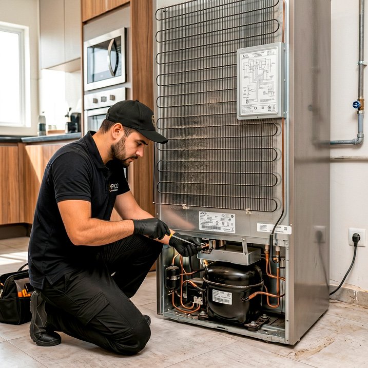 Técnico PICO realizando reparo